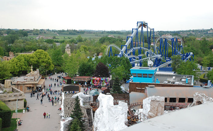 Blue Tornado, najpoznatiji roller coaster Gardalanda